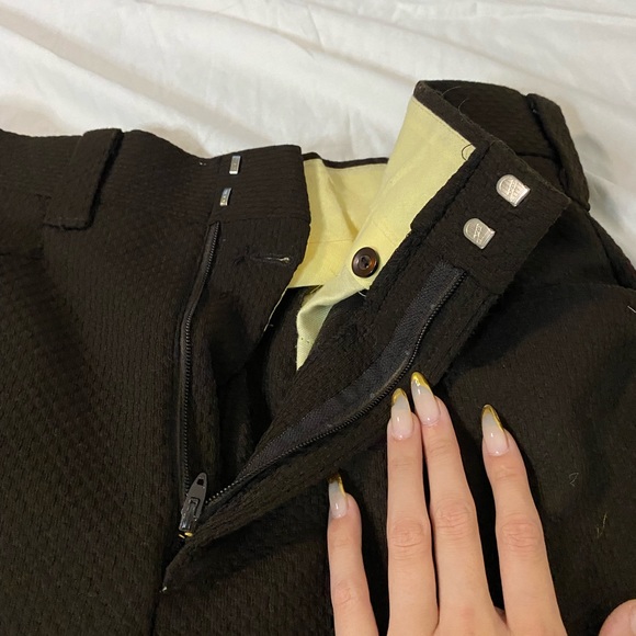 BROWN VINTAGE SLACKS/DRESS PANTS - Picture 7 of 7